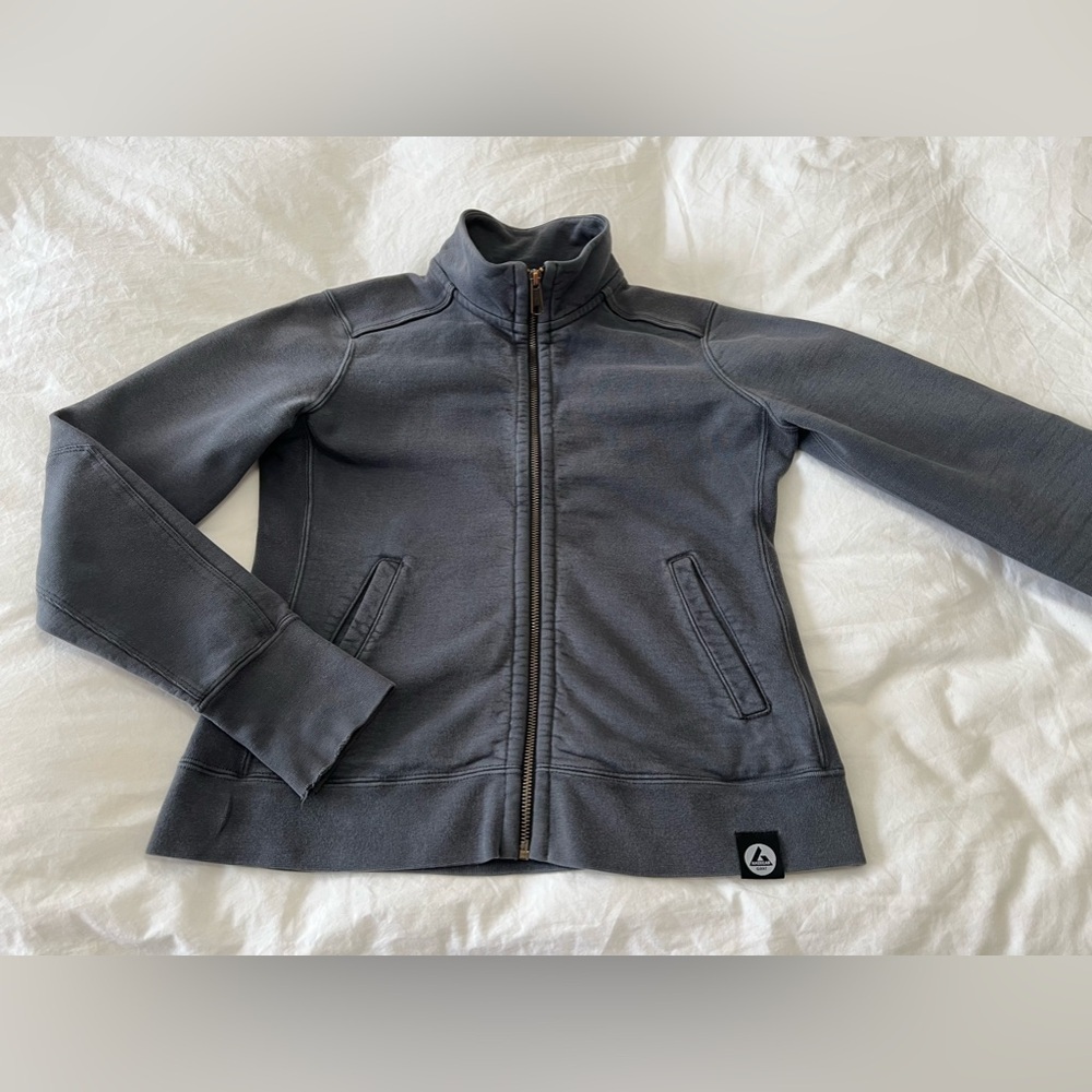 American Giant | Women’s Small | Full Zip Heavyweight Gray Sweatshirt